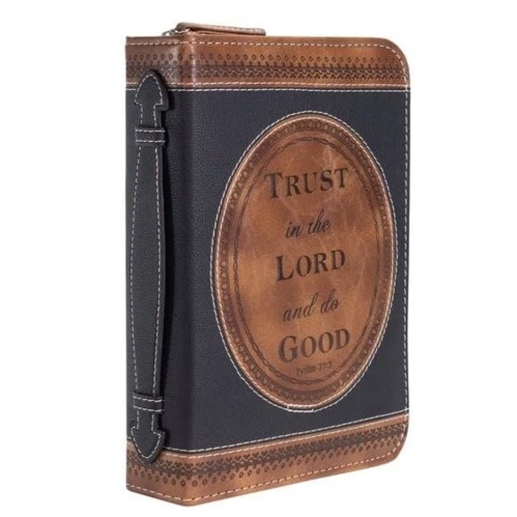 Divinity Boutique Other - Divinity Boutique Bible Cover Large Trust in the Lord Psalm 37:3 Faux Leather